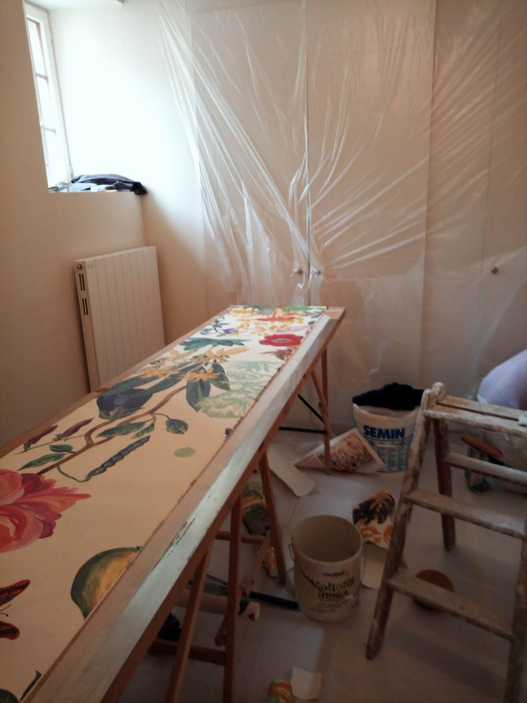 Pendant le chantier